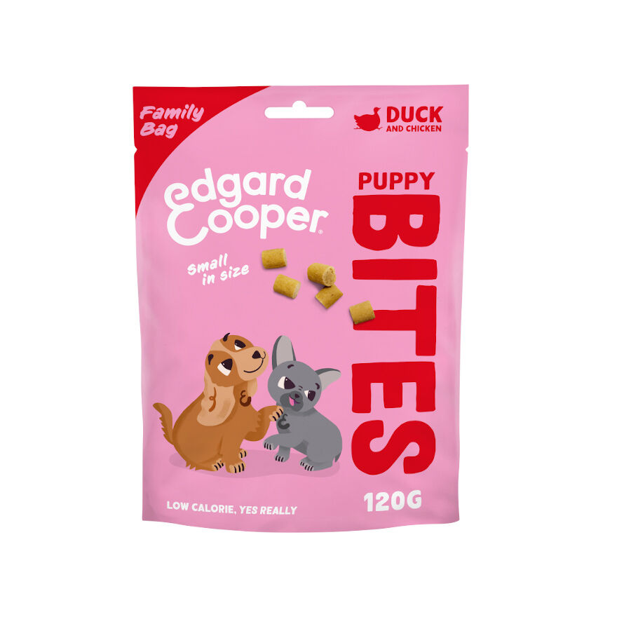 Edgard & Cooper Bocaditos Mini de Pato y Pollo para cachorros – Pack, , large image number null